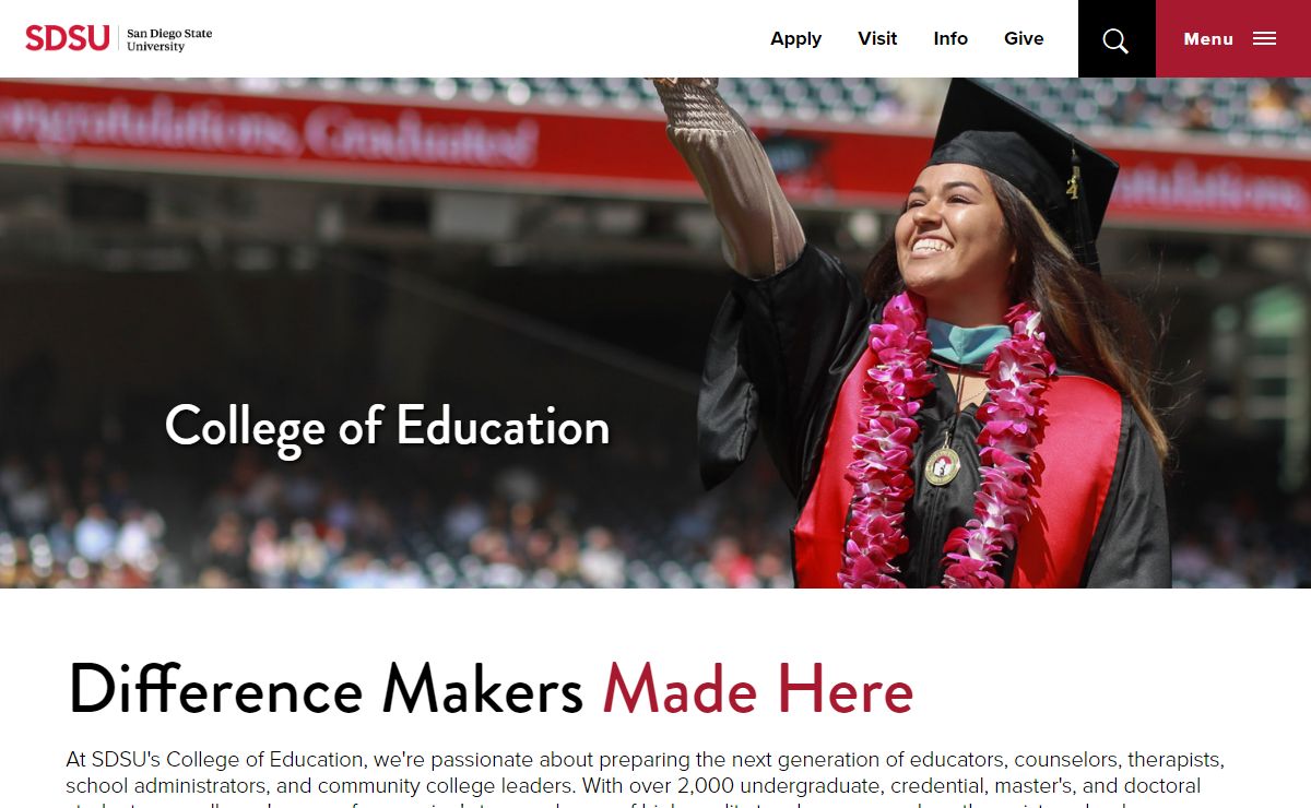 SDSU College of Education | College of Education | SDSU
