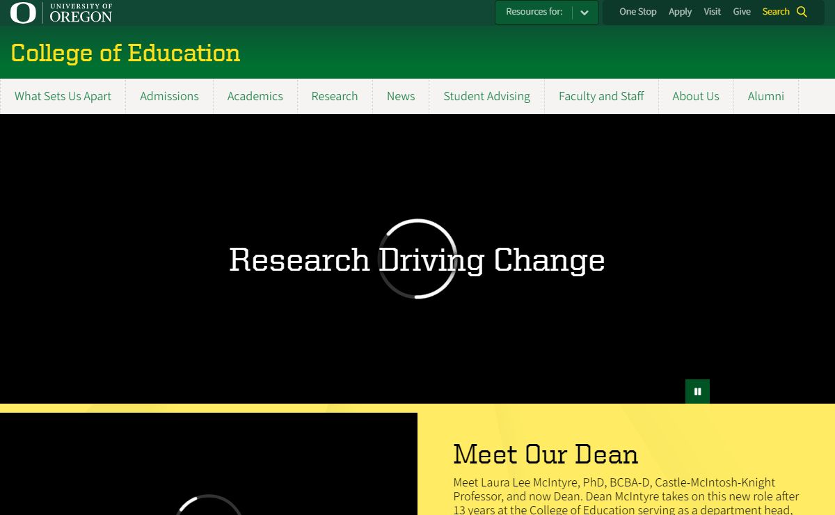 College of Education | University of Oregon