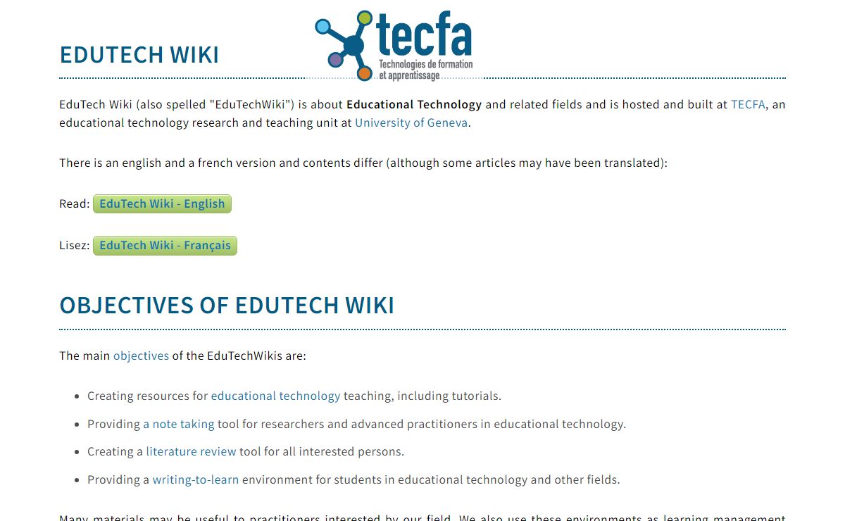 EduTech Wiki