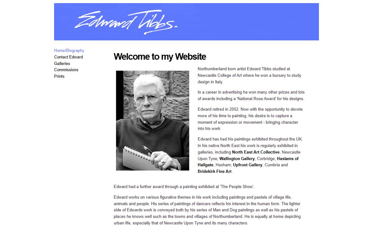 Edward Tibbs - Artist