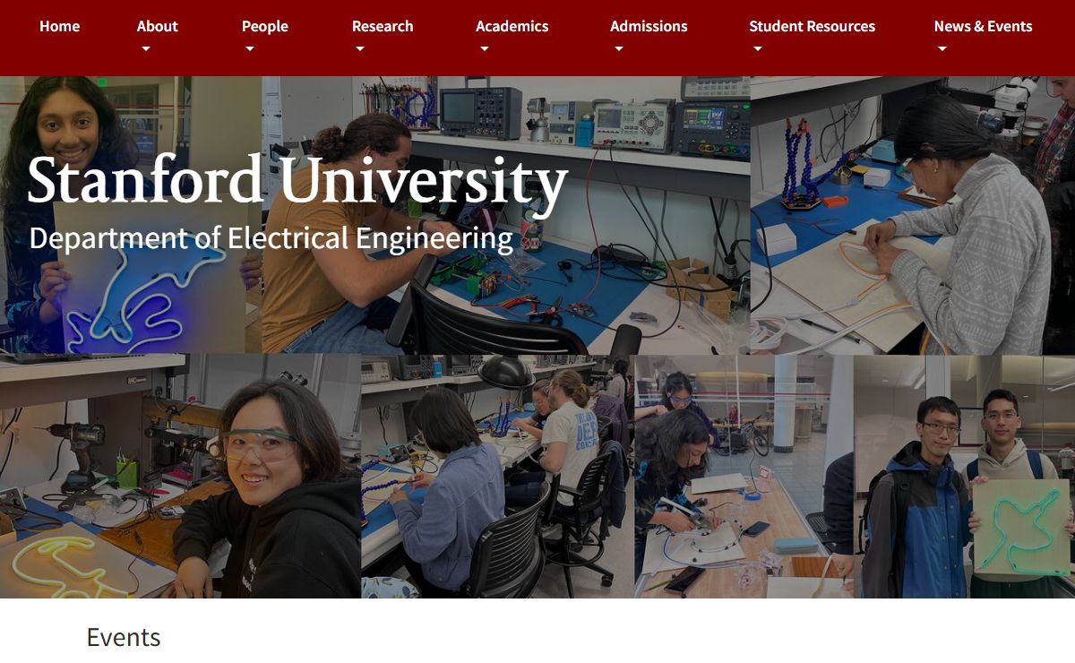 Electrical Engineering Home | Stanford Electrical Engineering