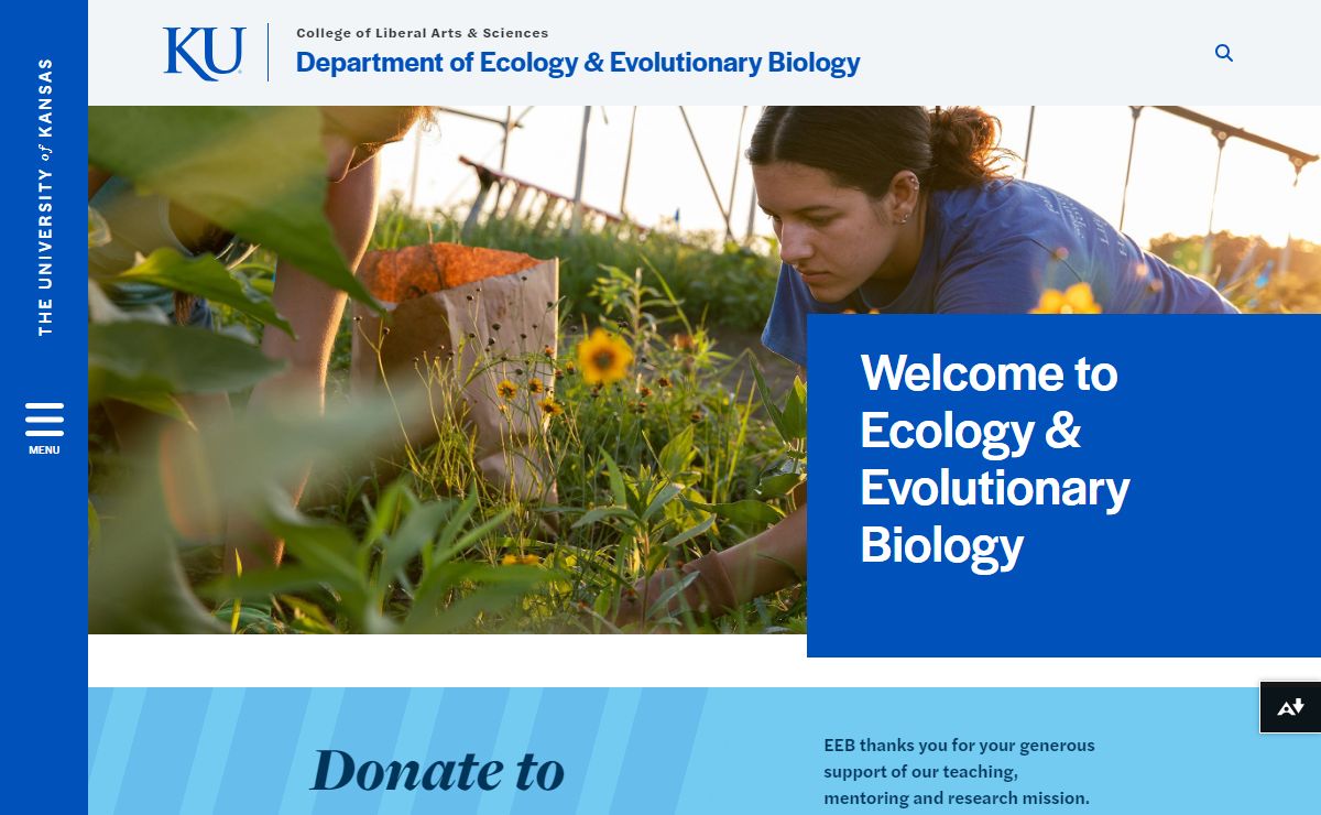 EEB Homepage | Department of Ecology & Evolutionary Biology