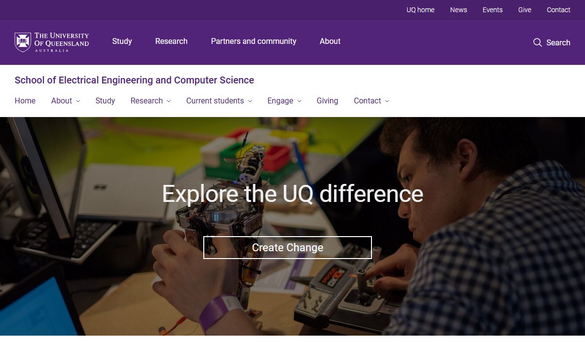 School of Electrical Engineering and Computer Science - University of Queensland
