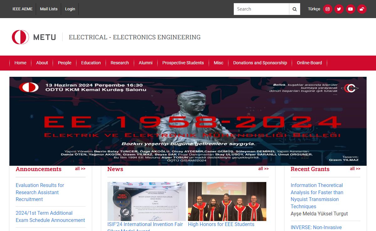 Home | ODTÜ ELECTRICAL - ELECTRONICS ENGINEERING