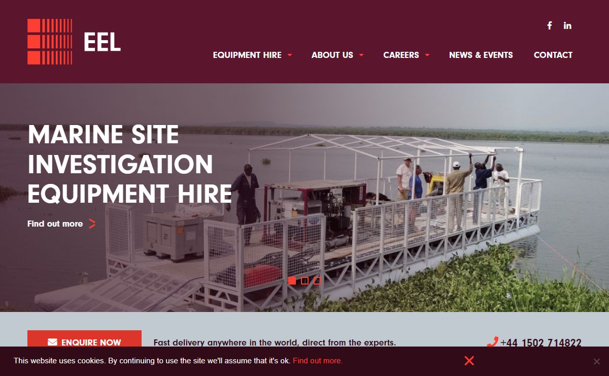 Marine Site Investigation Equipment Hire - EEL - Geotechnical, Industrial