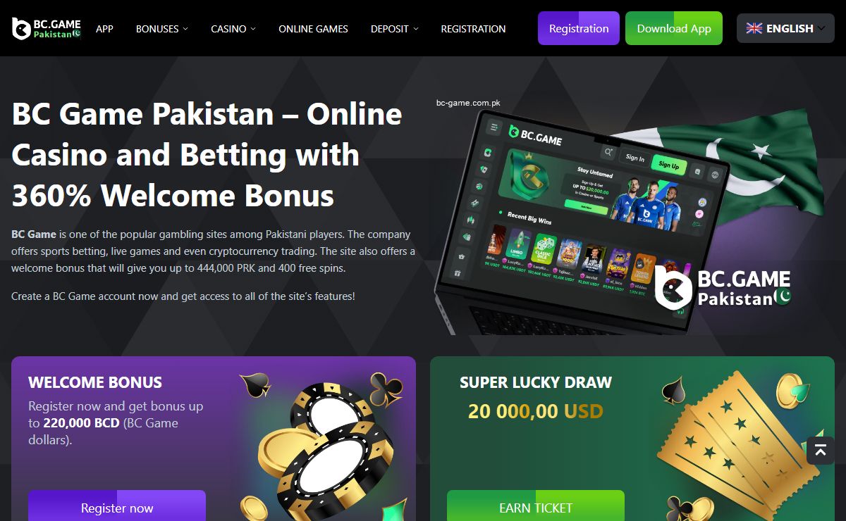 BC Game Login - Play Crypto Casino in Pakistan | Claim 100% +400 FS