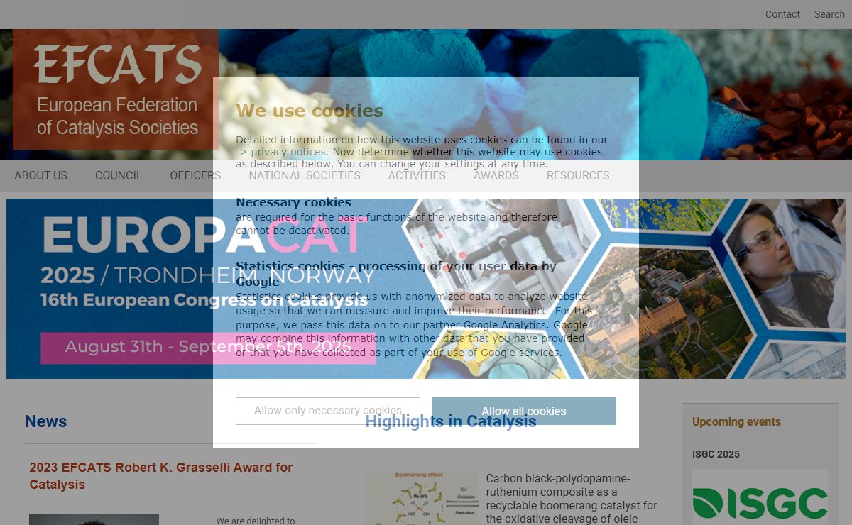 EFCATS - European Federation of Catalysis Societies