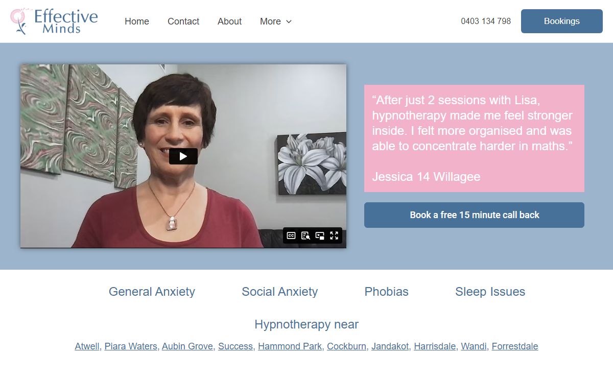 Clinical Hypnotherapy for Anxiety - Effective Minds