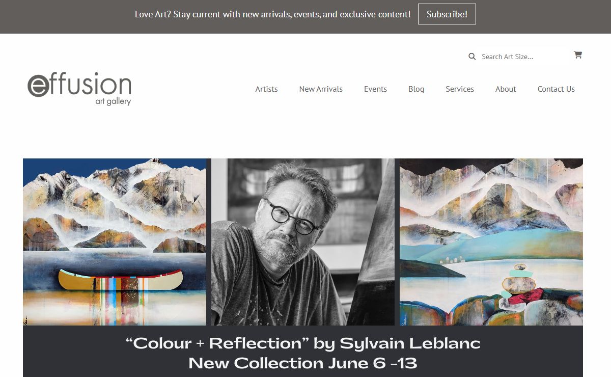 Effusion Art Gallery - Home - effusion art gallery