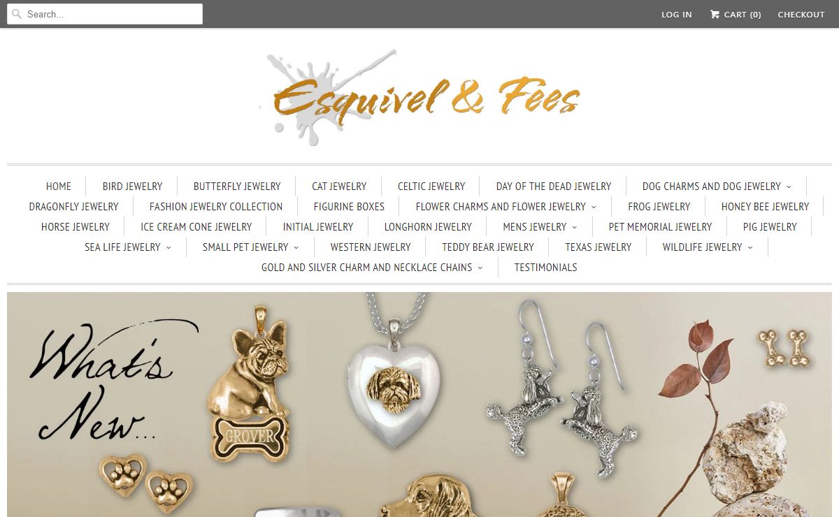 Buy quality handmade animal and theme jewelry including dog charms