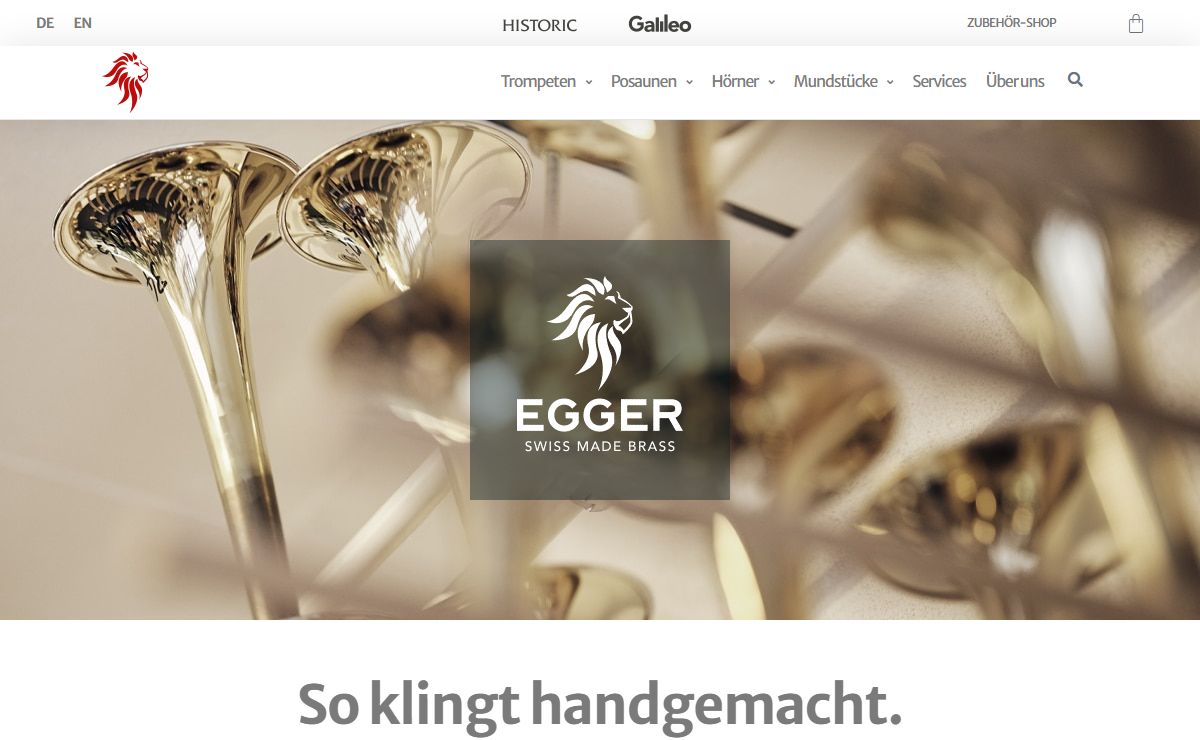 EGGER – SWISS MADE BRASS