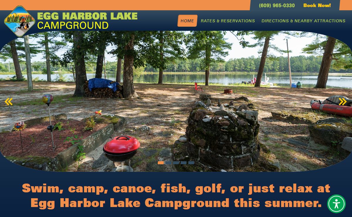 Egg Harbor Lake Campground :: Enjoy the peaceful settings while camping in New Jersey Pine Barrens