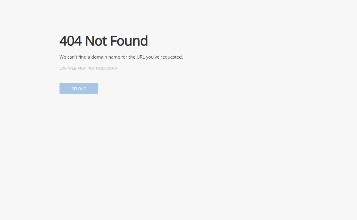 404 Not Found