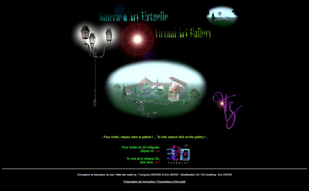 La Galerie d'Art Virtuelle / The Virtual Art Gallery