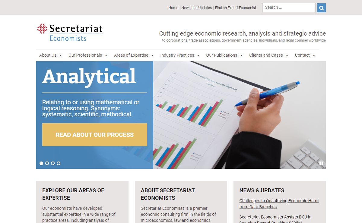 Home - Secretariat Economists Economists Incorporated is a premier economic consulting firm in the fields of law and economics, public policy, and business operations