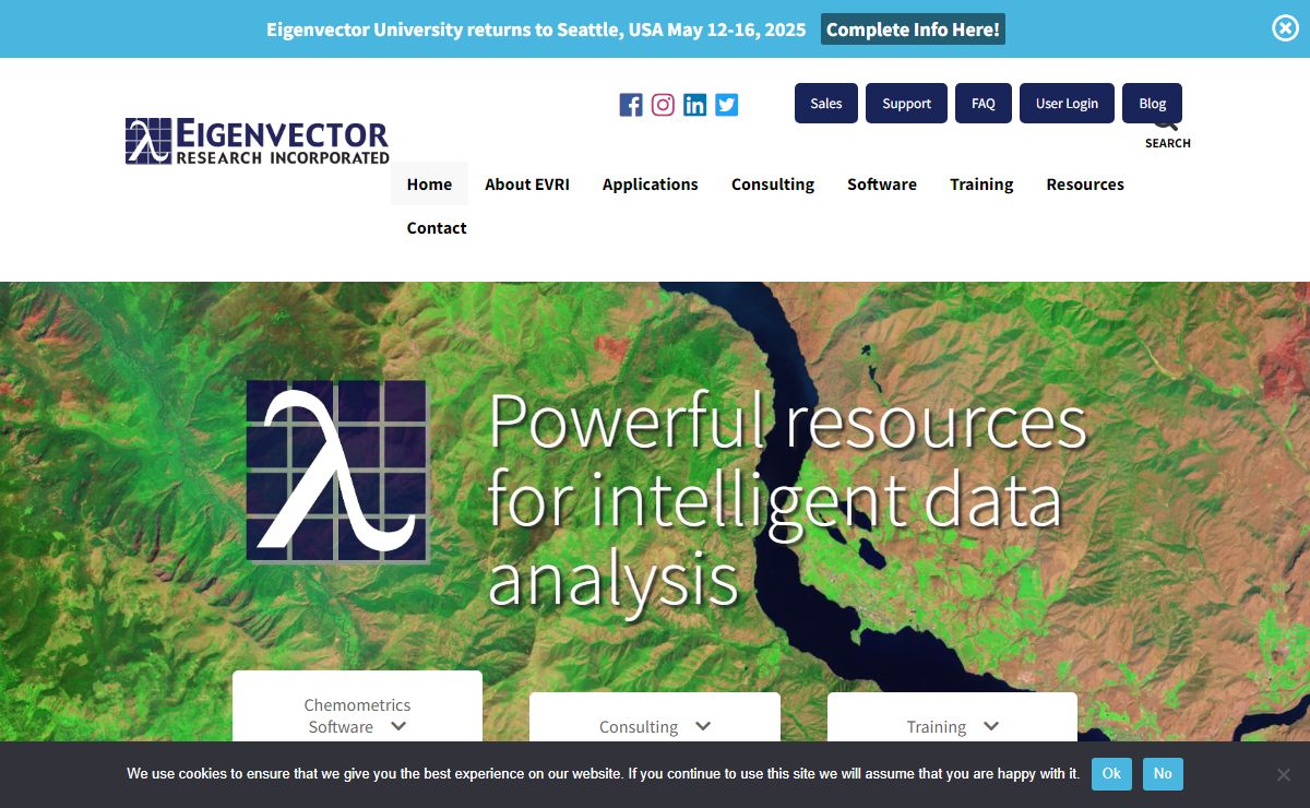 Advanced Machine Learning Software, Consulting & Training - Eigenvector