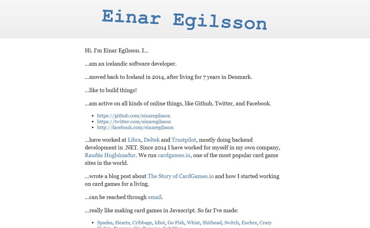 Einar Egilsson