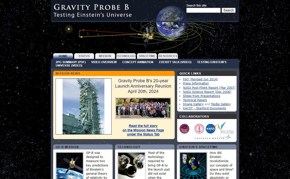 Gravity Probe B: Testing Einstein's Universe