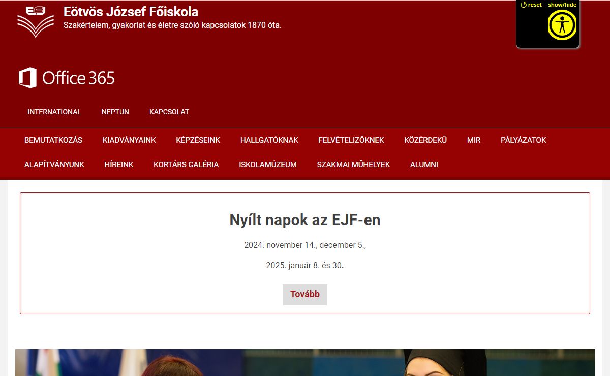 Címlap | Eötvös József Főiskola