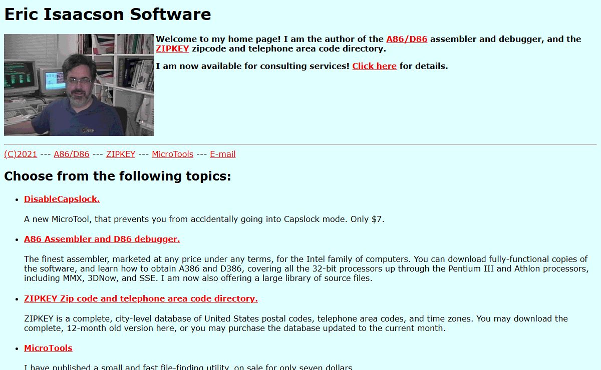 Eric Isaacson Software