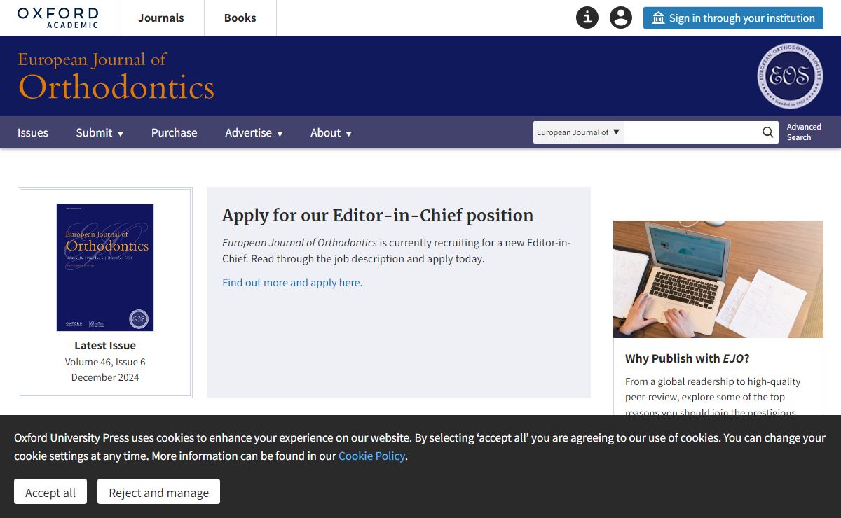 European Journal of Orthodontics | Oxford Academic