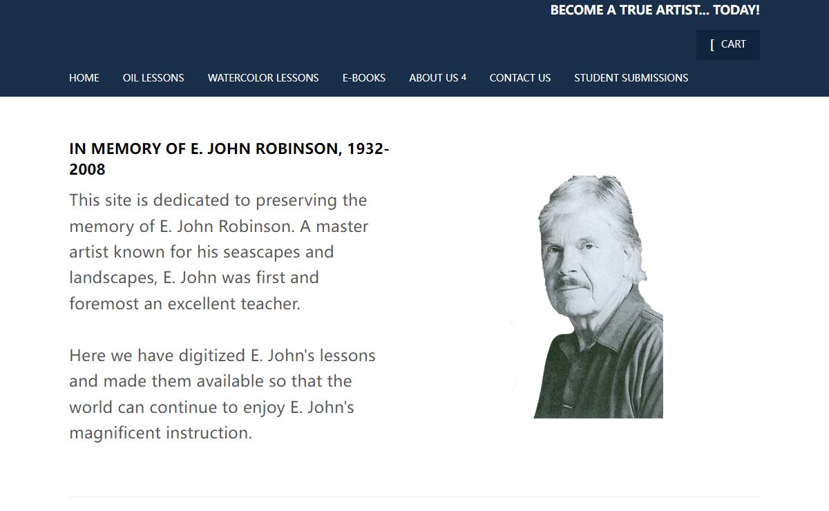 E. John Robinson Art Instruction – E. John Robinson © Official Site