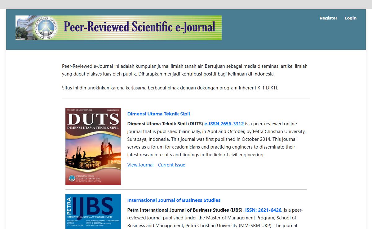 Peer-Reviewed Scientific e-Journal