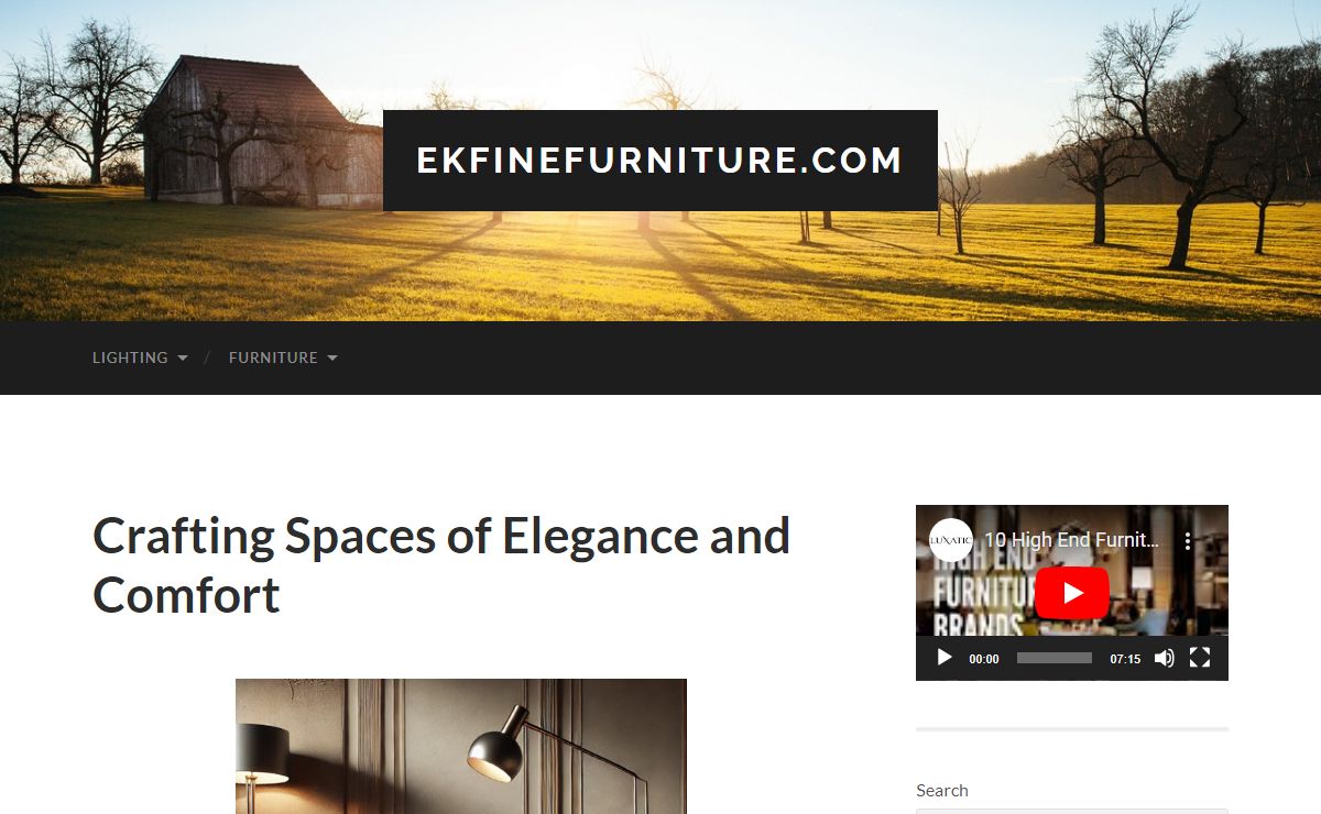 Crafting Spaces of Elegance and Comfort