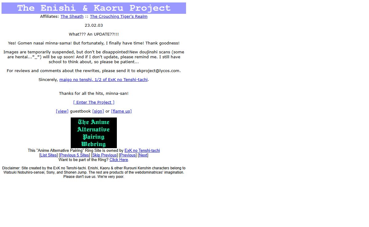 The Enishi & Kaoru Project