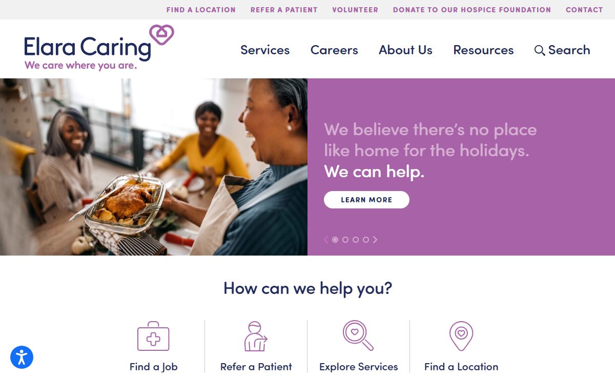 In Home Health Care | At Home Healthcare Services | Elara Caring