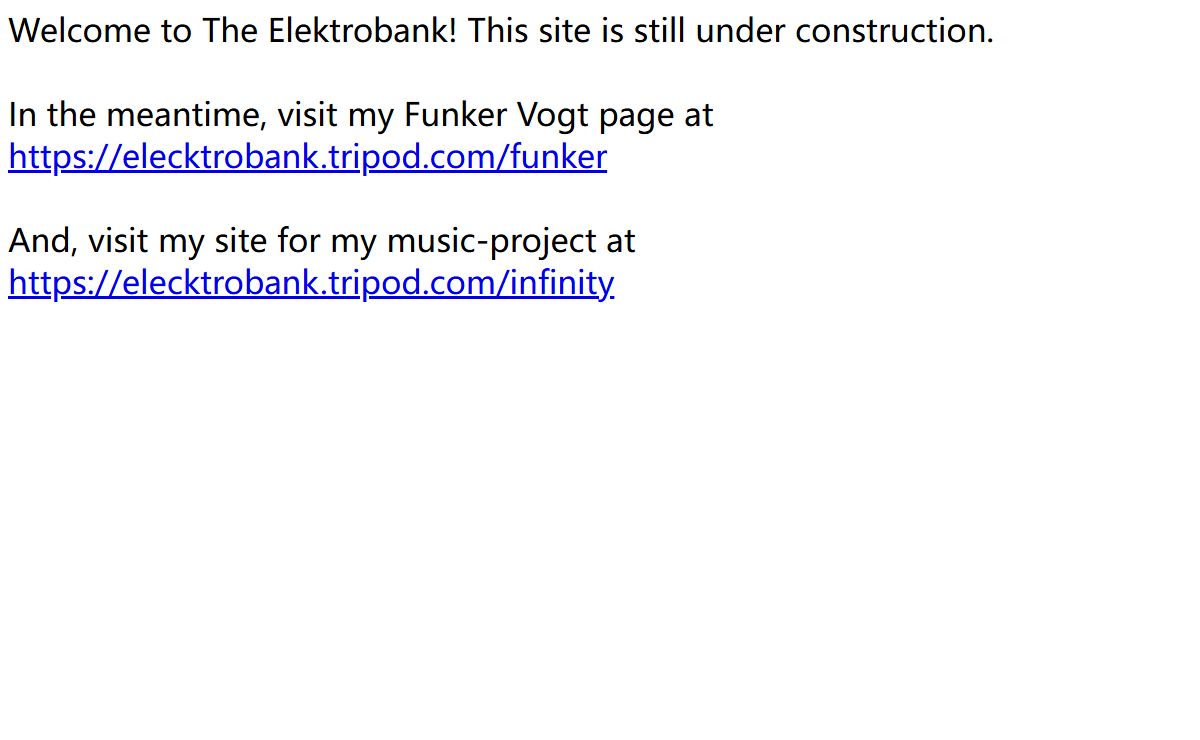 Welcome to the Elektrobank!!