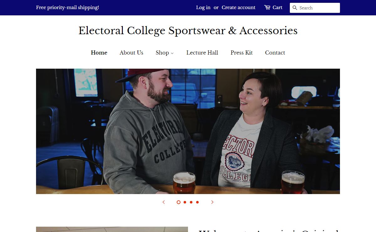 Electoral College Sportswear and Accessories – Electoral College Sportswear & Accessories