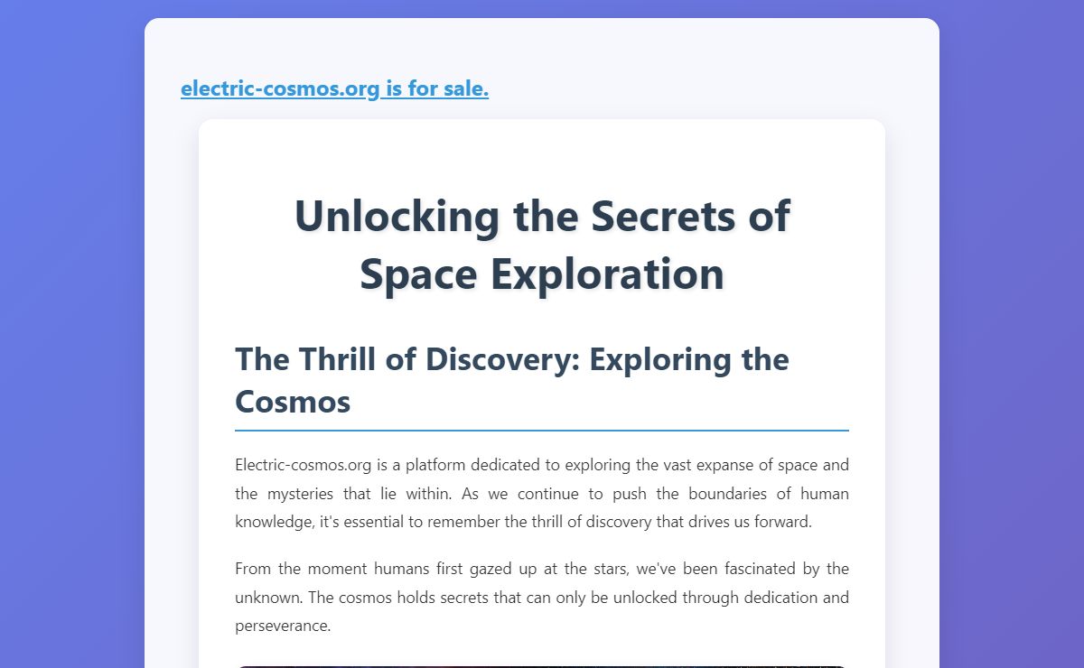 Unlocking the Secrets of Space Exploration