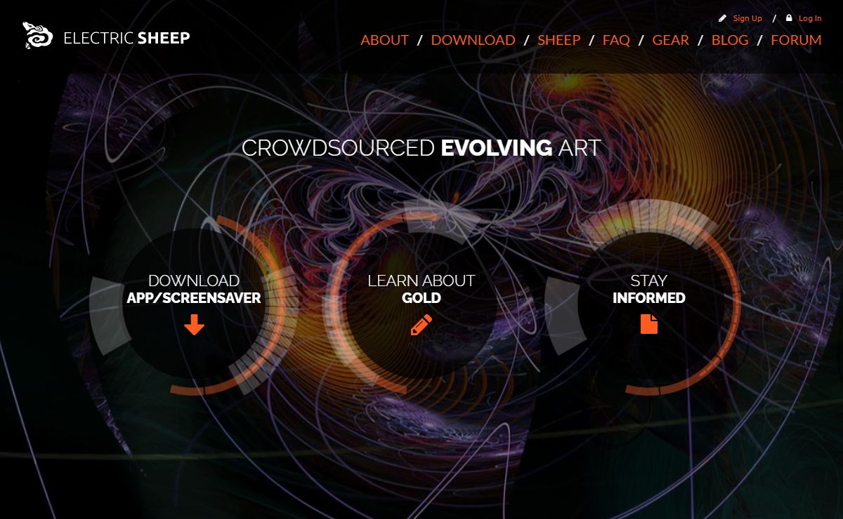 Electric Sheep : Crowdsourced Evolving Art