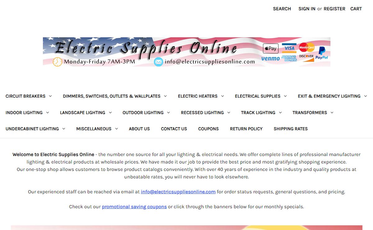 Electric Supplies Online