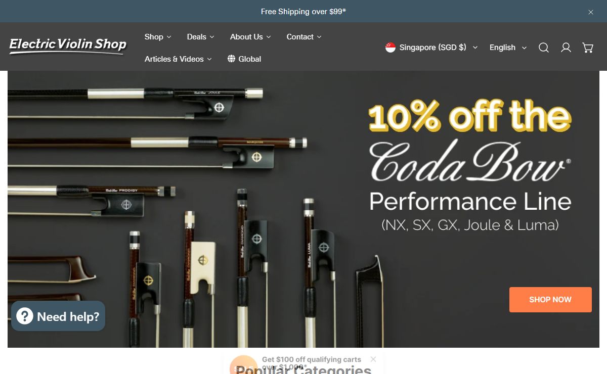 Electric Violin Shop | World-Leader In Amplified Strings