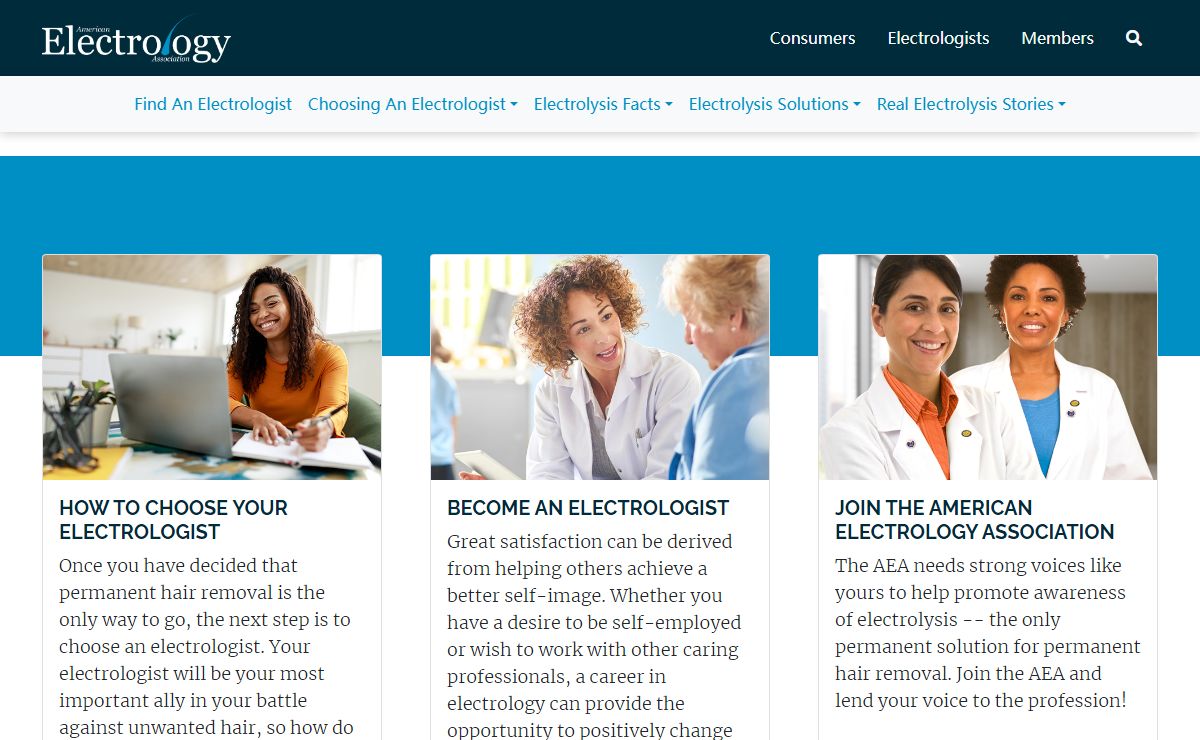 Electrolysis permanent hair removal | American Electrology Association