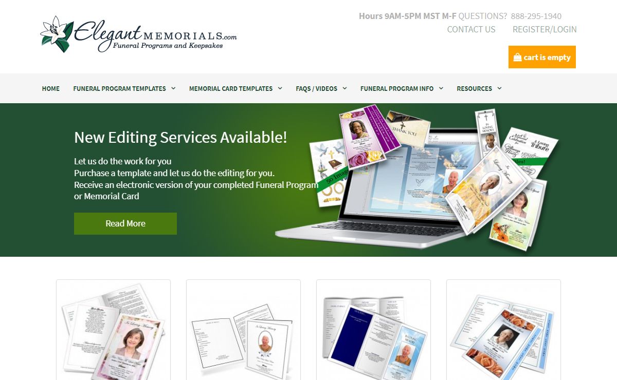 Elegant Memorials Funeral Programs & Templates - Elegant Memorials