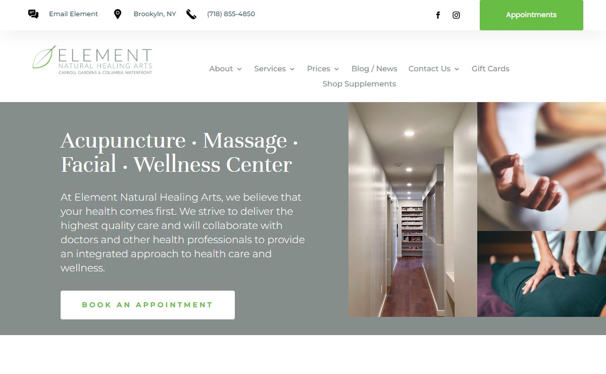 Element Natural Healing Arts | Acupuncture Massage Wellness Center