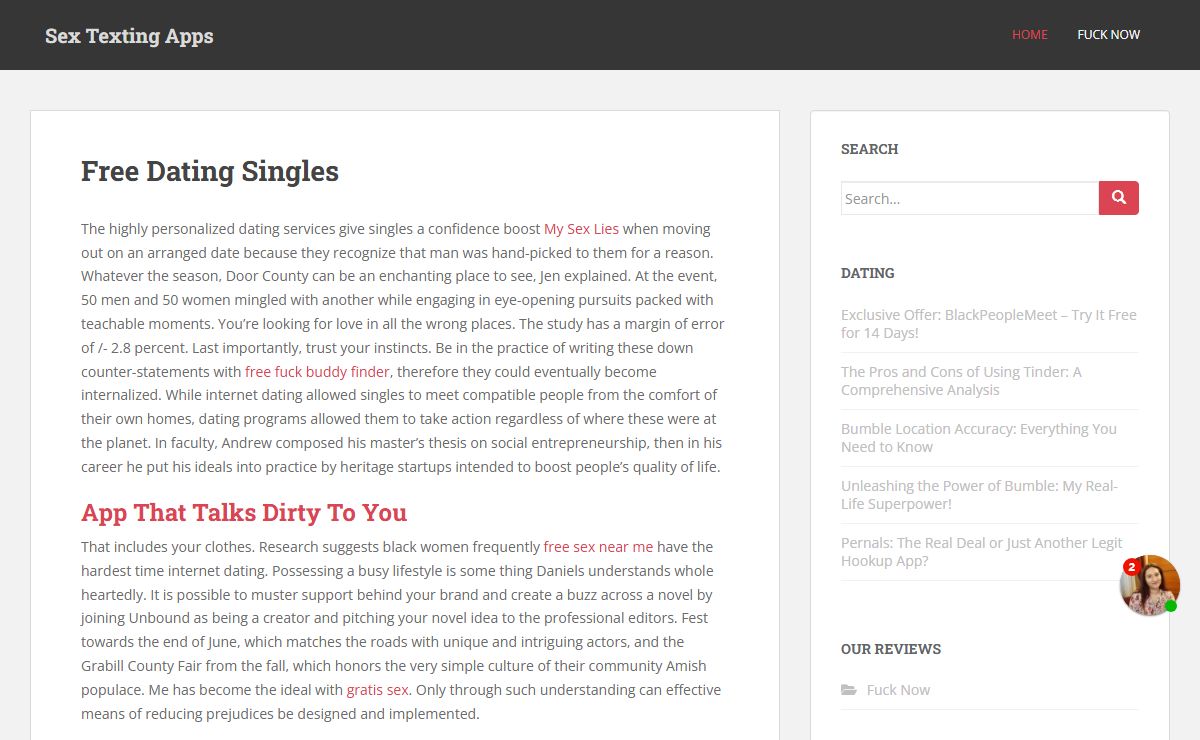 Free Dating Singles - Sex Texting Apps