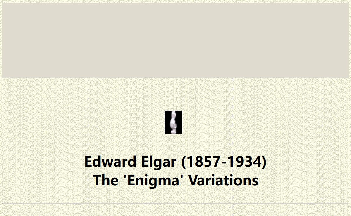 Elgar's 'Enigma' Variations:a new book