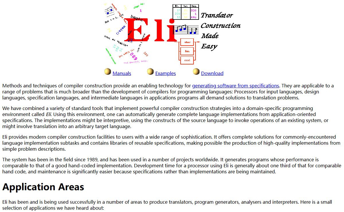 An Integrated Toolset for Compiler Construction