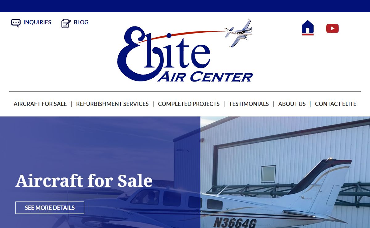 Elite Air Center - General Airplane Refurbishment and Sales