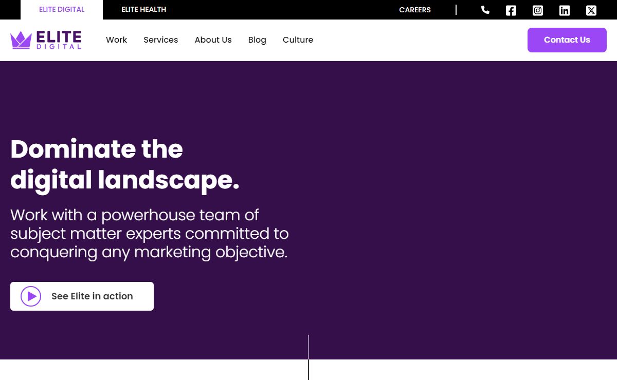 Top Digital Marketing Agency | Elite Digital Agency