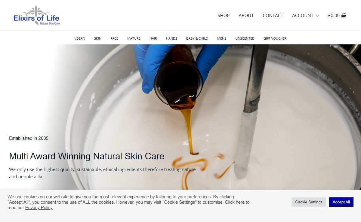 Elixirs of Life Handmade Natural Skin Care
