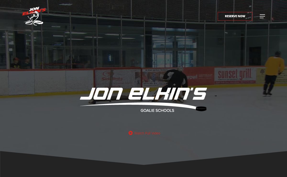 Goalie School - Elite Hockey Goalie School - Jon Elkin's Goalie School