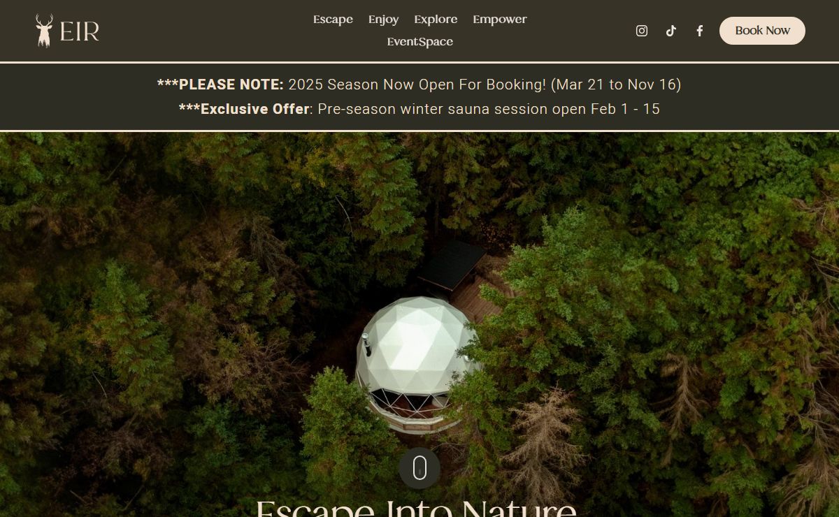 Escape to Alberta: Enjoy Geo Dome, Yurt, Cabin, RV & Vanlife Getaways at EIR | Elk Island Retreat
