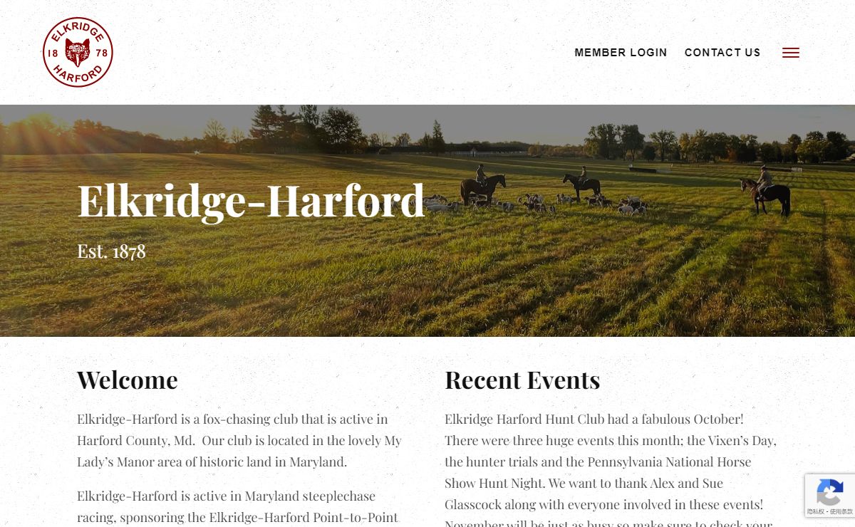 Home Elkridge - Elkridge-Harford Hunt Club