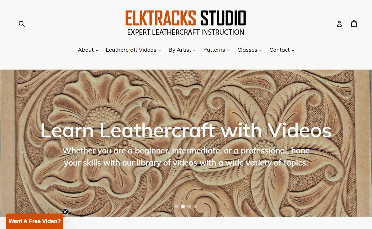 Jim Linnell's Elktracks Studio | Leathercraft Instruction & Patterns