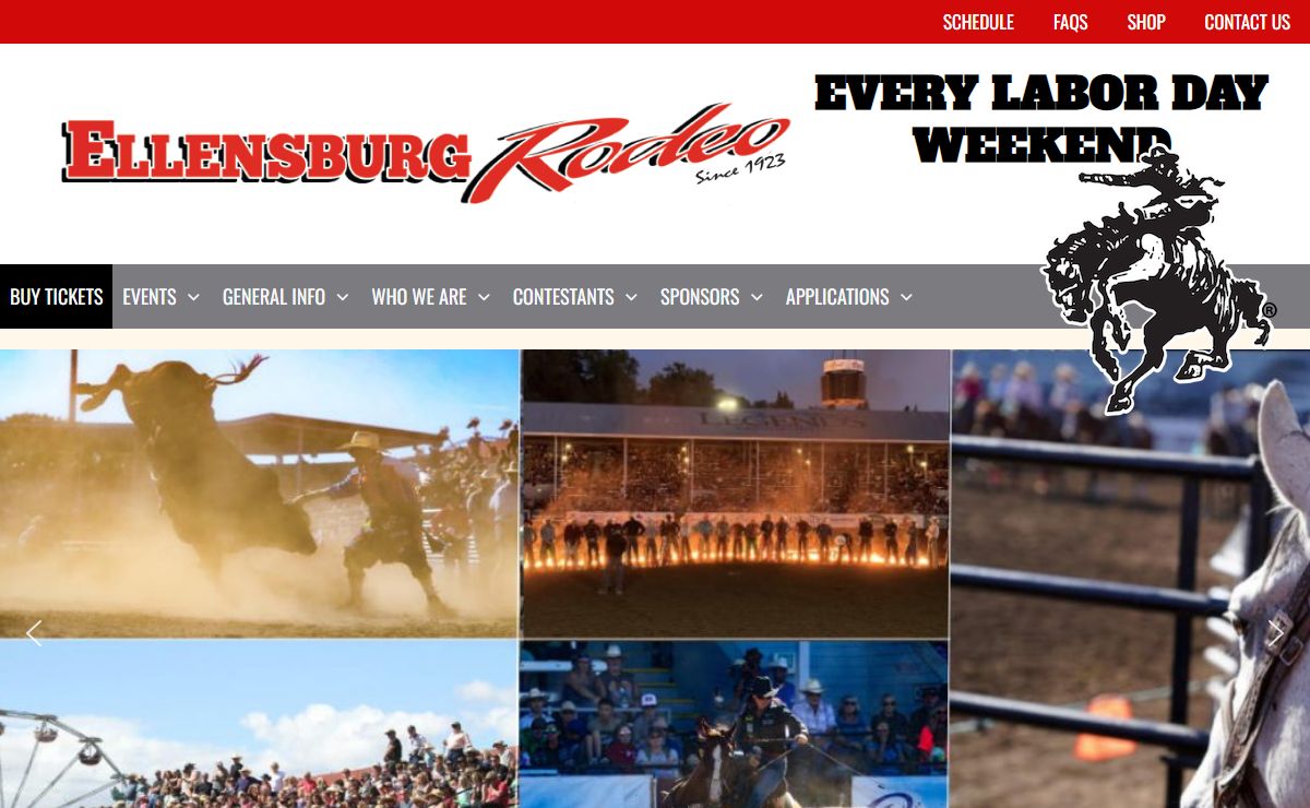 The Ellensburg Rodeo – Every Labor Day Weekend Since 1923 – Call 1-800-637-2444